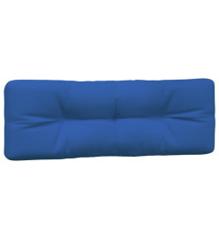 Coussins de palette 3 pcs bleu royal tissu