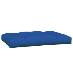 Coussins de palette 3 pcs bleu royal tissu