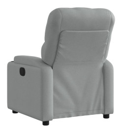 Fauteuil inclinable Gris clair Tissu