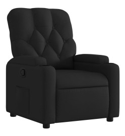 Fauteuil inclinable Noir Tissu