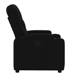 Fauteuil inclinable Noir Tissu