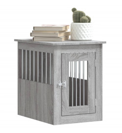 Meuble de cage pour chiens sonoma gris 45x62x59 cm