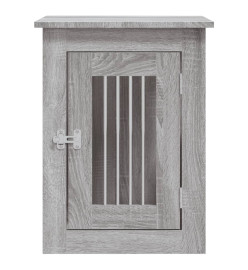 Meuble de cage pour chiens sonoma gris 45x62x59 cm