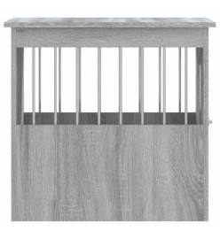 Meuble de cage pour chiens sonoma gris 45x62x59 cm