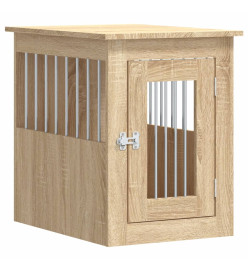 Meuble de cage pour chiens chêne sonoma 45x62x59 cm