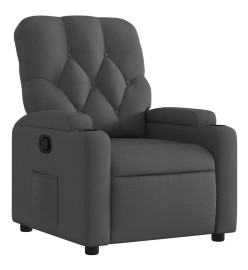 Fauteuil inclinable Gris foncé Tissu