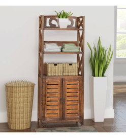 Armoire de salle de bain Albuquerque Bois Marron 46x24x117,5 cm