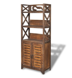 Armoire de salle de bain Albuquerque Bois Marron 46x24x117,5 cm