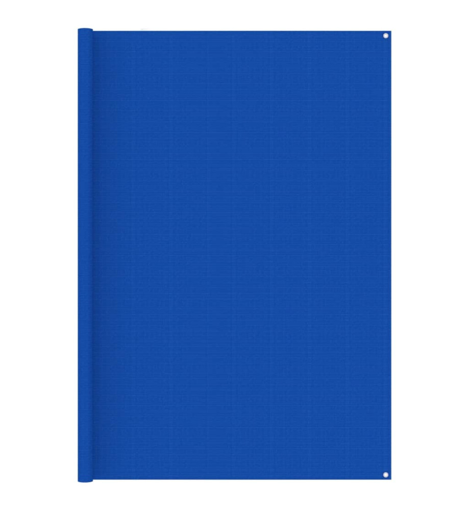 Tapis de tente 250x250 cm Bleu PEHD