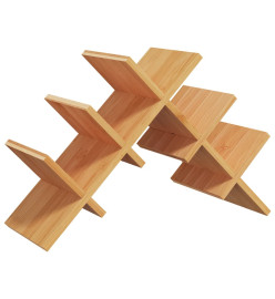 Casier à vin pour 5 bouteilles 41x15x25 cm bambou