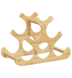 Casier à vin pour 6 bouteilles 35x18x25,5 cm bambou