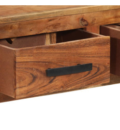 Buffet avec 3 tiroirs 110x30x80 cm Bois d'acacia massif