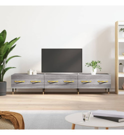 Meuble TV sonoma gris 150x36x30 cm bois d'ingénierie