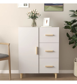 Buffet blanc 69,5x34x90 cm bois d'ingénierie