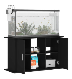 Support pour aquarium noir 101x41x58 cm bois d'ingénierie