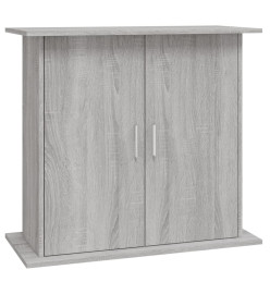 Support pour aquarium sonoma gris 81x36x73 cm bois d'ingénierie