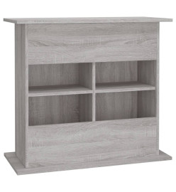 Support pour aquarium sonoma gris 81x36x73 cm bois d'ingénierie