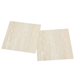 Planches de plancher autoadhésives 55 pcs PVC 5,11 m² Beige