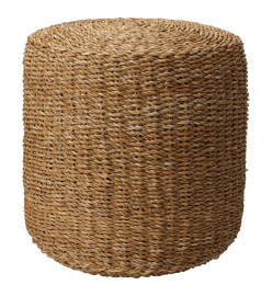 Home&Styling Pouf rond naturel Ø40x38 cm herbe de mer