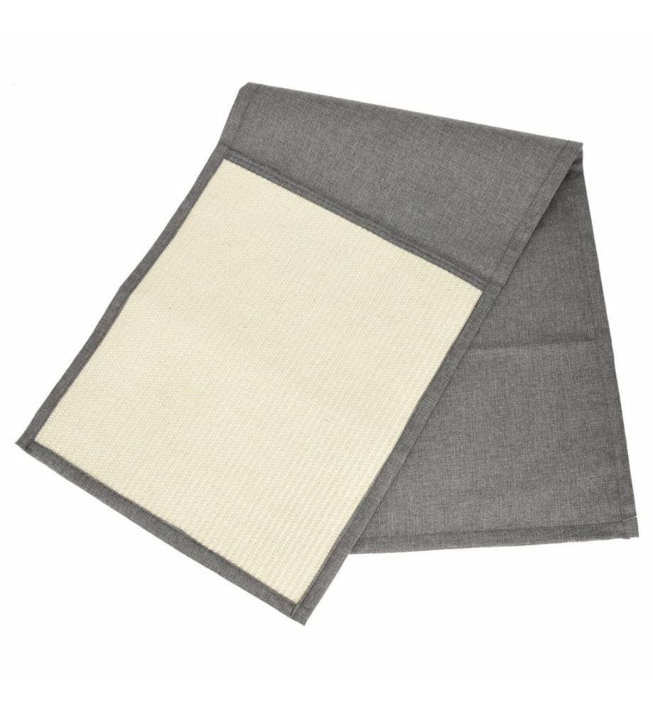 Pets Collection Tapis à gratter pour chat gris 130x45 cm