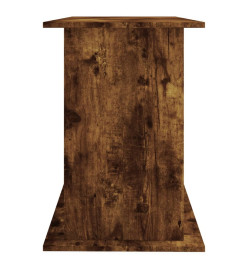 Support pour aquarium chêne fumé 121x41x58 cm bois d'ingénierie