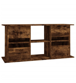 Support pour aquarium chêne fumé 121x41x58 cm bois d'ingénierie