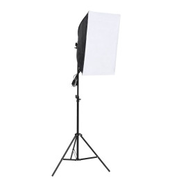 Kit de studio photo avec éclairage toile de fond et réflecteur