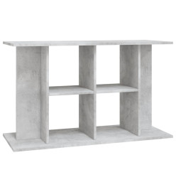 Support pour aquarium gris béton 100x40x60 cm bois d'ingénierie