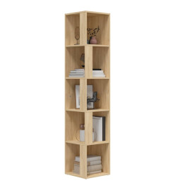 Armoire d'angle Chêne sonoma 33x33x164,5 cm Aggloméré