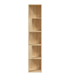 Armoire d'angle Chêne sonoma 33x33x164,5 cm Aggloméré