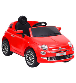 Voiture électrique pour enfants Fiat 500 Rouge