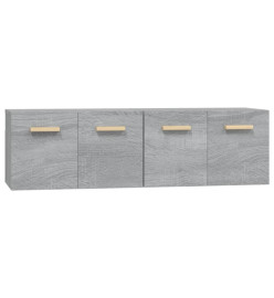 Armoires murales 2 pcs Sonoma gris 60x36,5x35 cm Bois