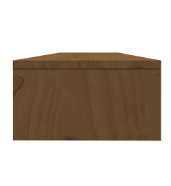 Support de moniteur Marron miel 100x24x13 cm Bois de pin solide