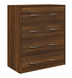Buffet avec 4 tiroirs 60x30,5x71 cm Chêne marron