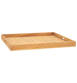 Plateau de service 80x80 cm Bois de teck massif