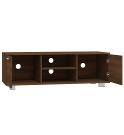 Meuble TV Chêne marron 120x40,5x35 cm Bois d'ingénierie