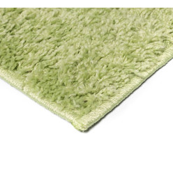 Tapis à poils longs 80 x 150 cm Vert