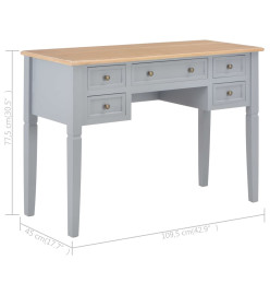 Bureau Gris 109,5 x 45 x 77,5 cm Bois