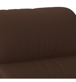 Fauteuil inclinable Marron Similicuir