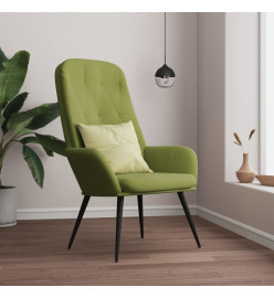 Chaise de relaxation Vert clair Velours