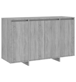 Buffet Sonoma gris 120x41x75 cm Aggloméré