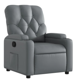 Fauteuil inclinable Gris Similicuir