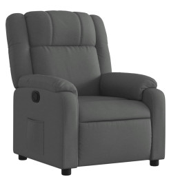 Fauteuil inclinable Gris foncé Tissu