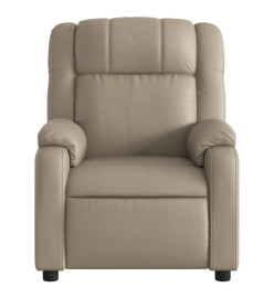 Fauteuil de massage inclinable Cappuccino Similicuir