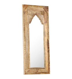 Miroir 50x3x110 cm Bois de manguier massif