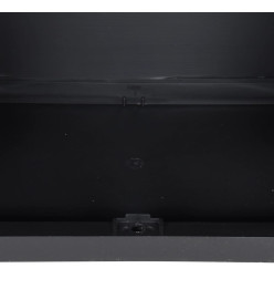 Armoire de rangement d'extérieur noir 97x37x85 cm PP
