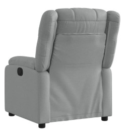 Fauteuil inclinable Gris clair Tissu