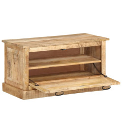 Banc de rangement de chaussures 85x40x45 cm Bois de manguier