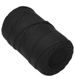 Corde de bateau Noir complet 2 mm 500 m Polypropylène