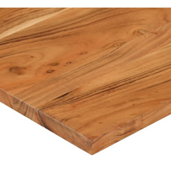 Dessus de bureau 120x50x2,5 cm rectangulaire bois massif acacia